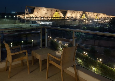 View of the Grand Egyptian Museum