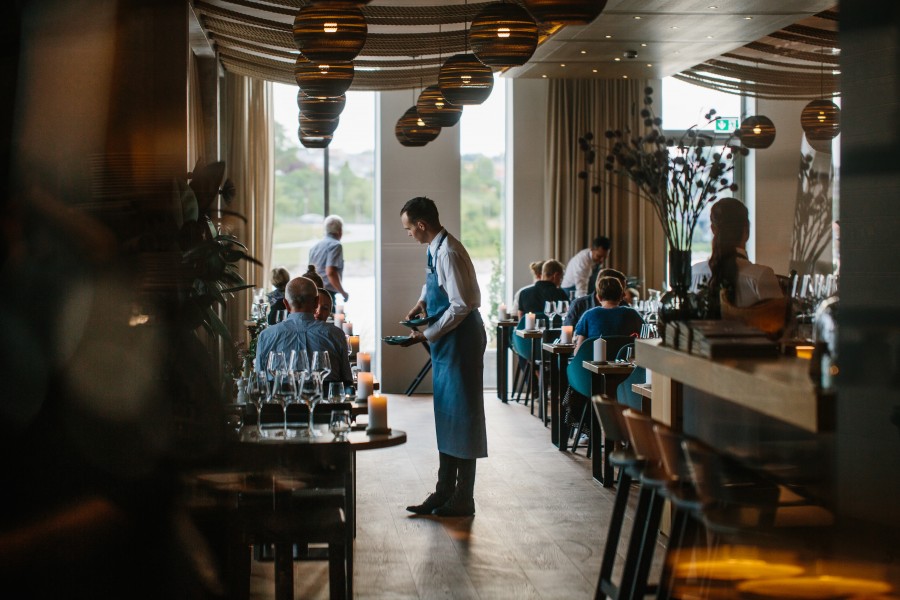 Waiter at a restaurant